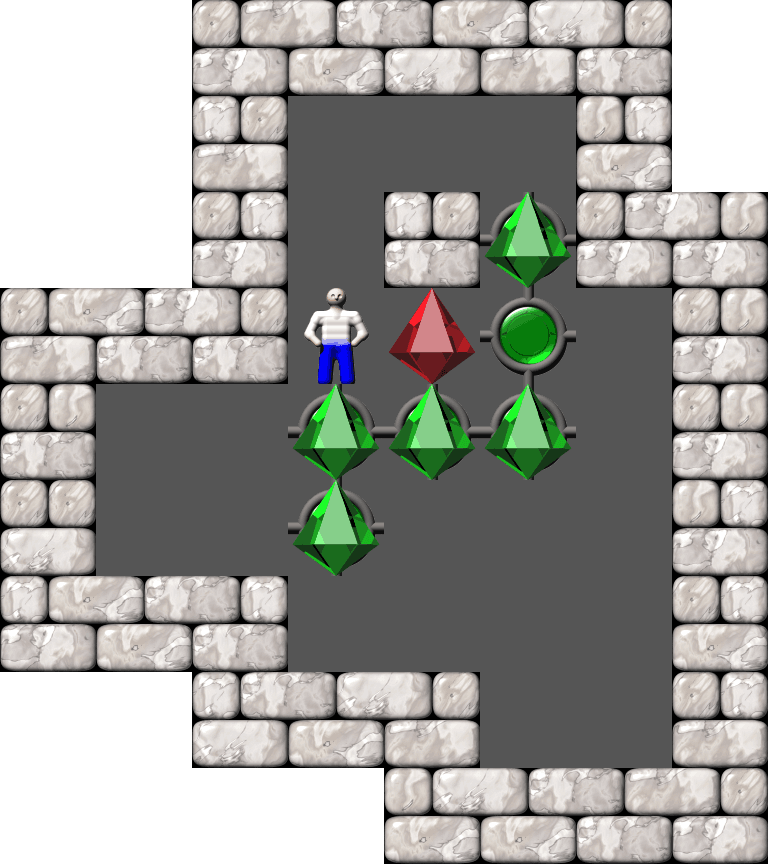 Sokoban Mass Remodel level 356